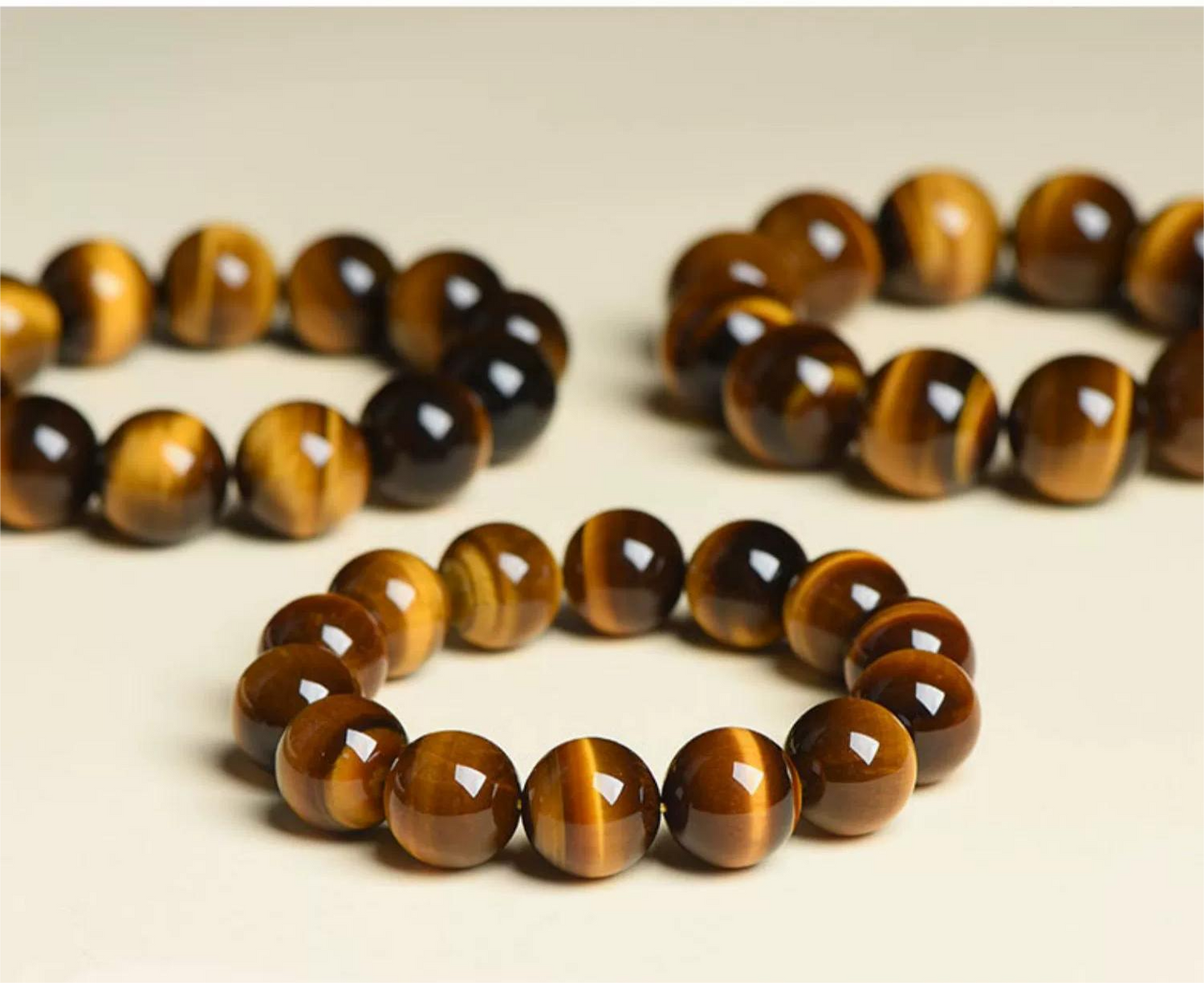 Tiger's eye, a striking chatoyant gemstone,Personalized Lucky charm bracelets,Natural Crystals for Luck Magnetism its unique, eye-catching appearance