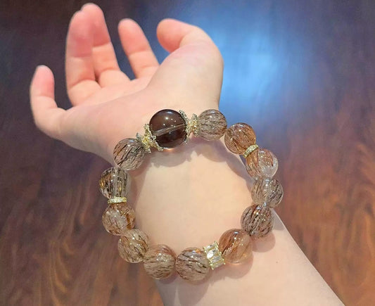 Energy Crystal Bracelet for Women Men, Natural Stone Beaded Bracelets, Jewelry Birthday Gifts,