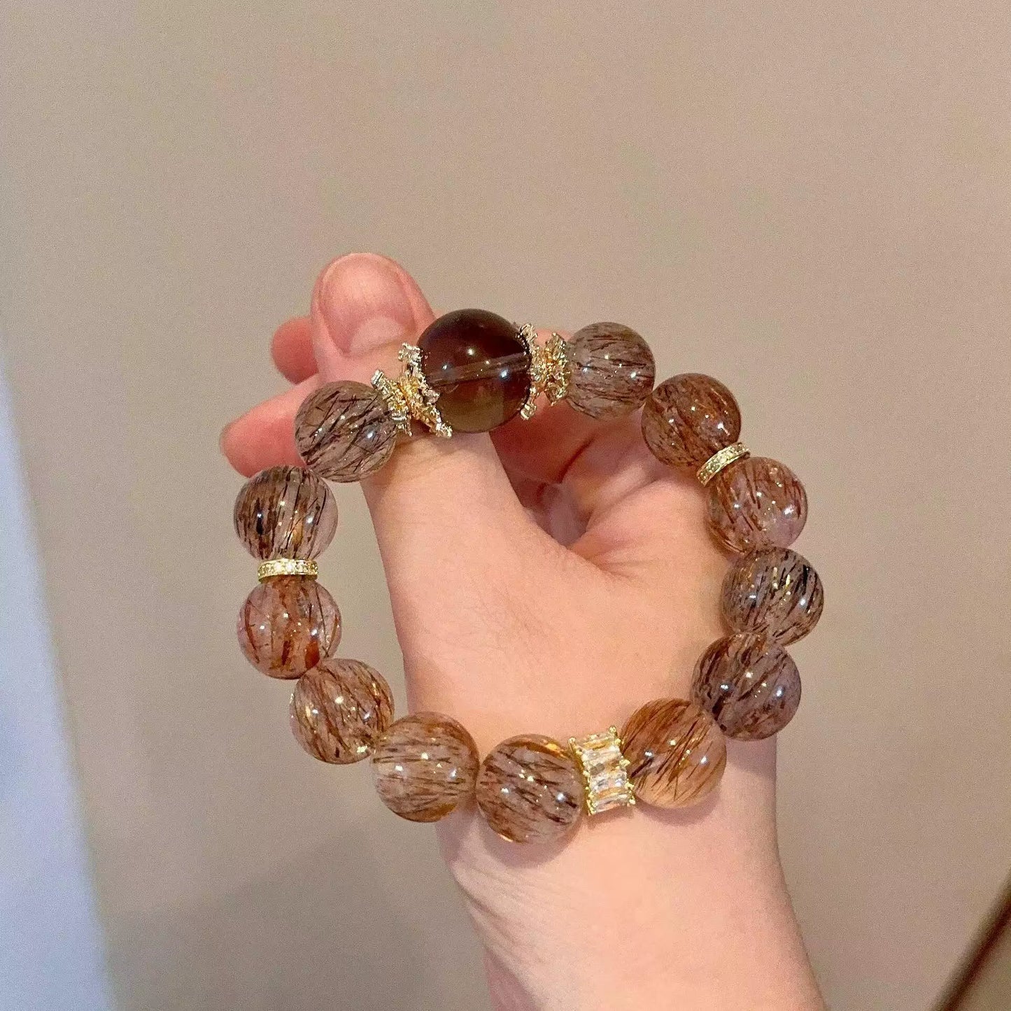Energy Crystal Bracelet for Women Men, Natural Stone Beaded Bracelets, Jewelry Birthday Gifts,